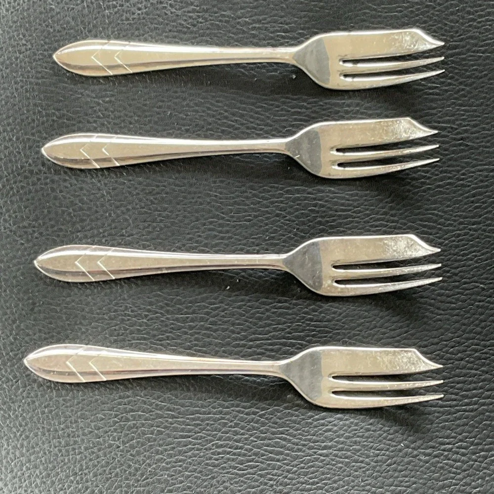 Vintage M.S. Ltd EPNS Sheffield England Pie Pastry dessert Fork 5